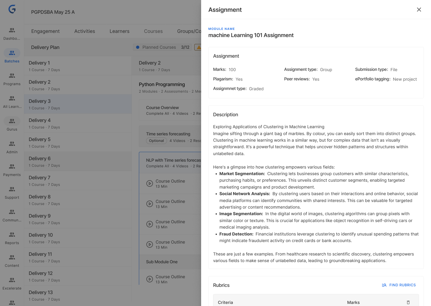 Batch Delivery Planning — View 8